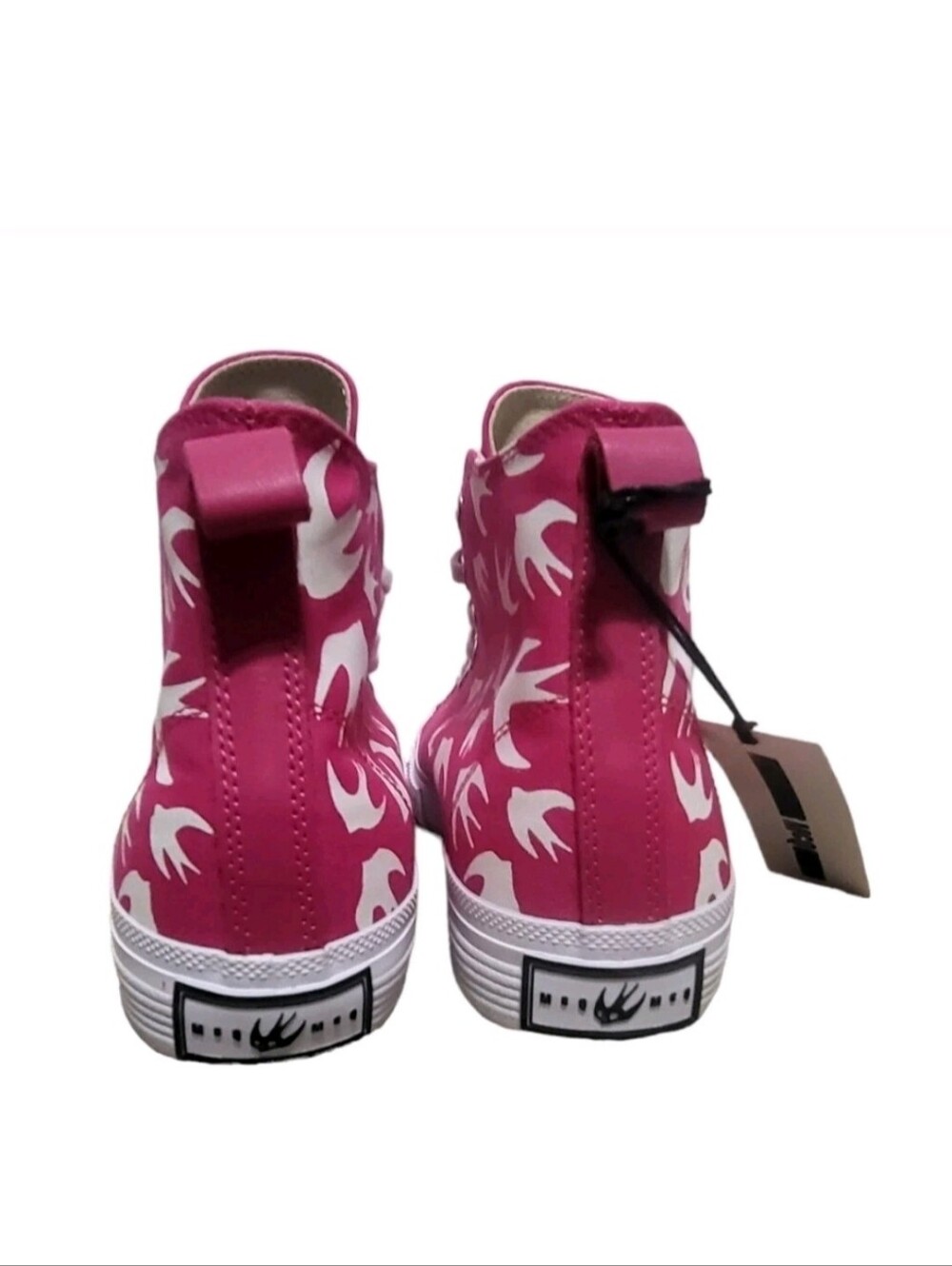 Alexander McQueen Nwt Pink High Tops Size 8 - Picture 7 of 11